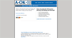 Desktop Screenshot of aokmoving.com